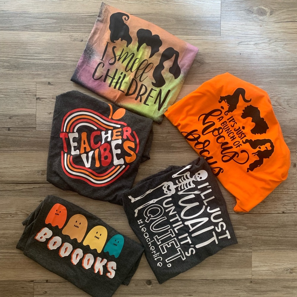 Teacher Halloween tshirts
